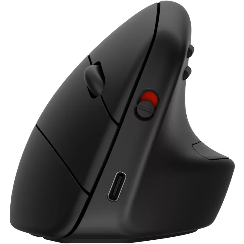 Rato sem fios ergonómico HP 920, destro, design vertical, Bluetooth + USB Type-A, 4000 DPI, preto