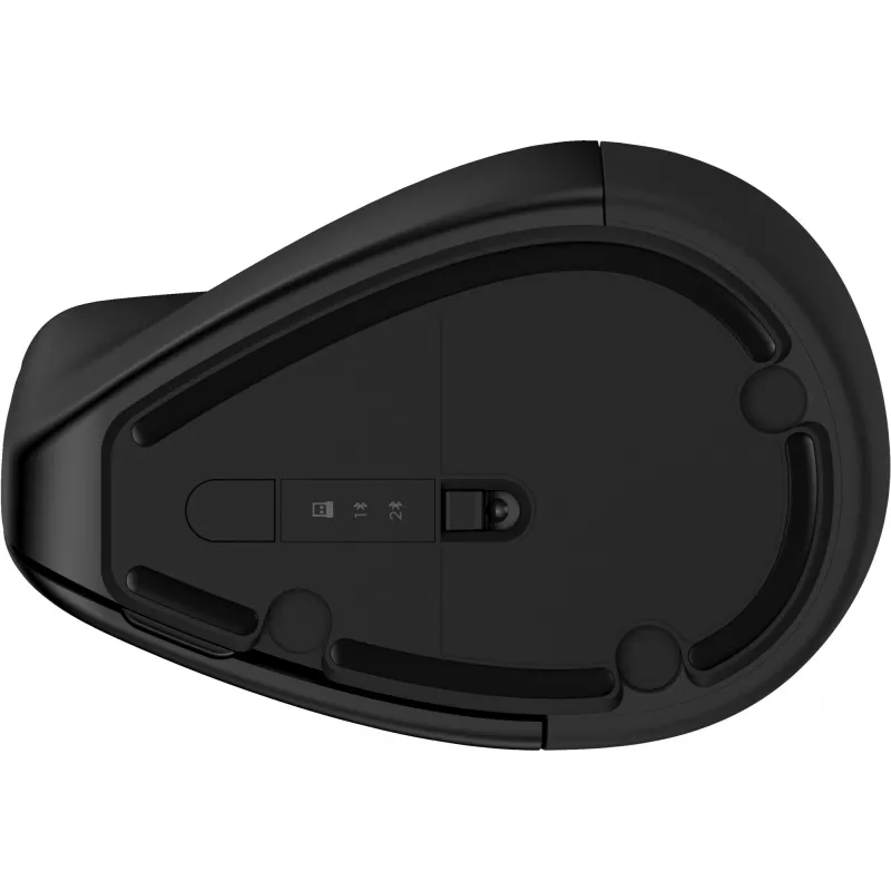 Rato sem fios ergonómico HP 920, destro, design vertical, Bluetooth + USB Type-A, 4000 DPI, preto