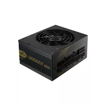 Fonte de alimentação FSP DAGGER PRO 850W SFX SFX3.3 preto, 850 W, 100 - 240 V, 50/60 Hz, 12-6 A, ativa, 120 W