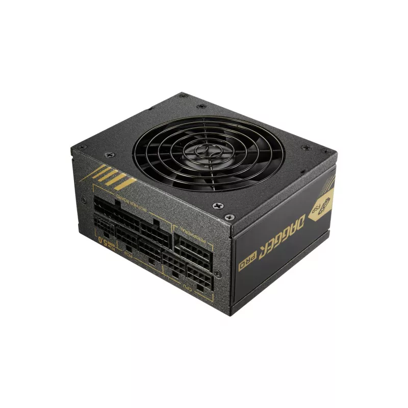 Fonte de alimentação FSP DAGGER PRO 850W SFX SFX3.3 preto, 850 W, 100 - 240 V, 50/60 Hz, 12-6 A, ativa, 120 W