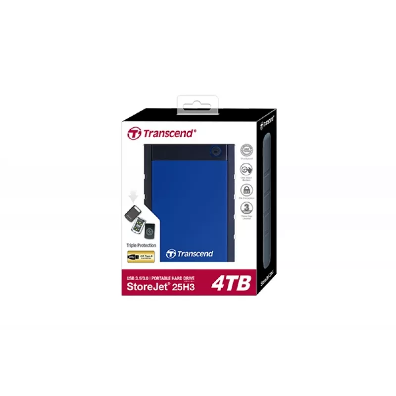 TRANSCEND Storejet 25h3b 4TB SATA 2,5 inch USB3.0