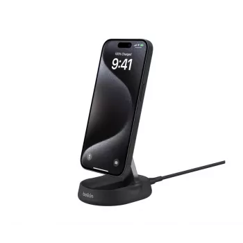 BELKIN Estação de carregamento sem fios – Boostcharge Pro – Qi2 15 W – Preto