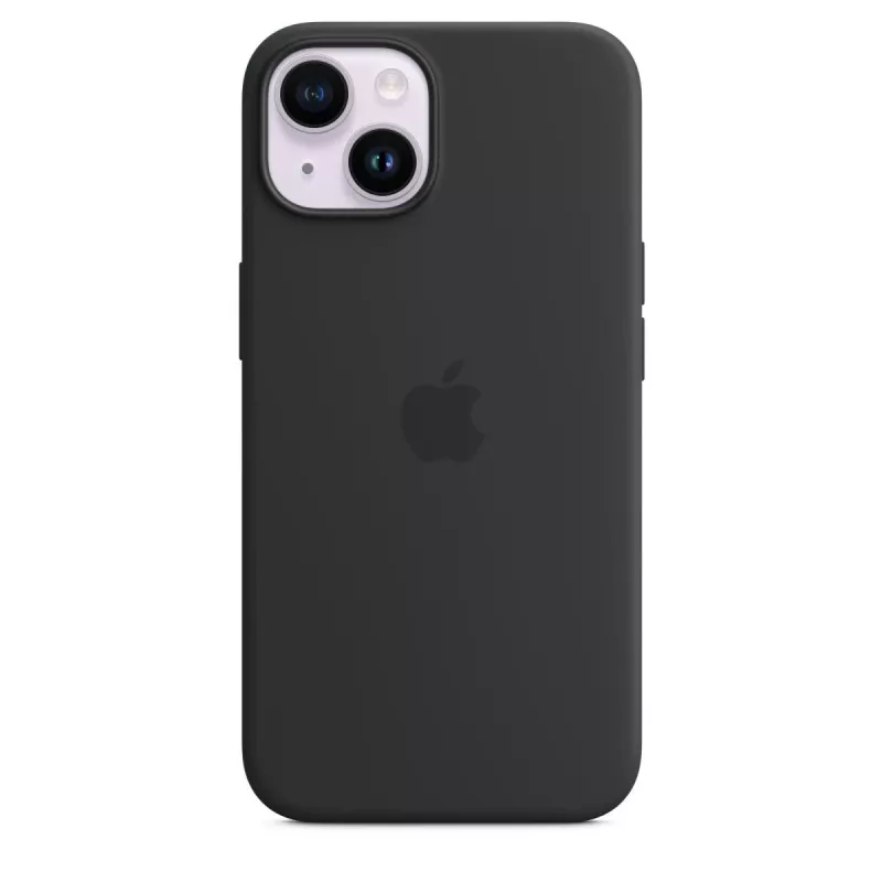 Capa Apple iPhone 14 Silikon Case com MagSafe Mitternacht