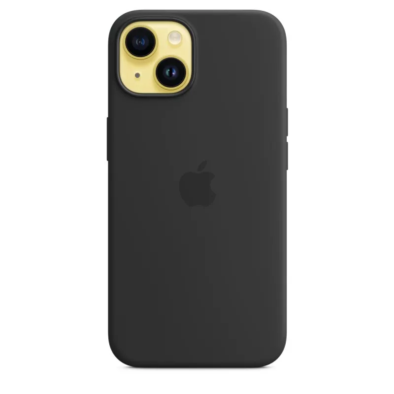 Capa Apple iPhone 14 Silikon Case com MagSafe Mitternacht