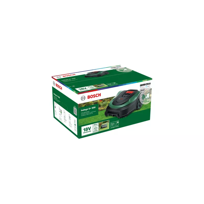 Robô corta-relvas Bosch Indego S+ 500 Bateria (embalagem aberta)