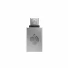 CHERRY 61710036 Adaptador USB-A para USB-C, Prateado