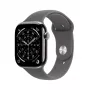 APPLE Watch Series 11 GPS + Cellular 46 mm Caixa de titânio natural com bracelete desportiva Stone Grey S/M