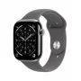 APPLE Watch Series 11 GPS + Cellular 46mm Caixa de titânio natural com bracelete desportiva Stone Grey M/L