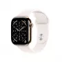 APPLE Watch Series 11 GPS + Cellular 46mm Caixa de titânio dourado com bracelete desportiva Light Blush - M/L