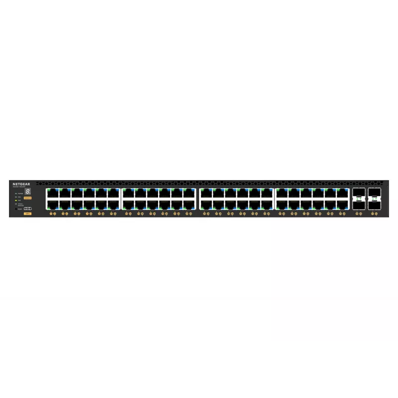 NETGEAR M4350-48G4XF Gerido L3 Gigabit Ethernet (10/100/1000) Power over Ethernet (PoE) 1U Preto