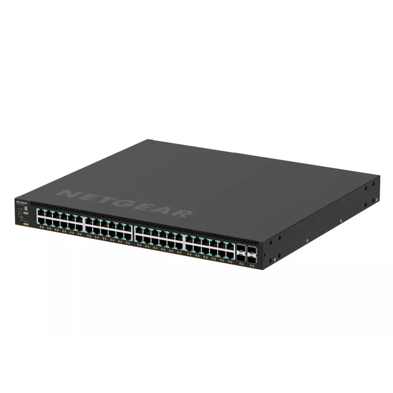 NETGEAR M4350-48G4XF Gerido L3 Gigabit Ethernet (10/100/1000) Power over Ethernet (PoE) 1U Preto