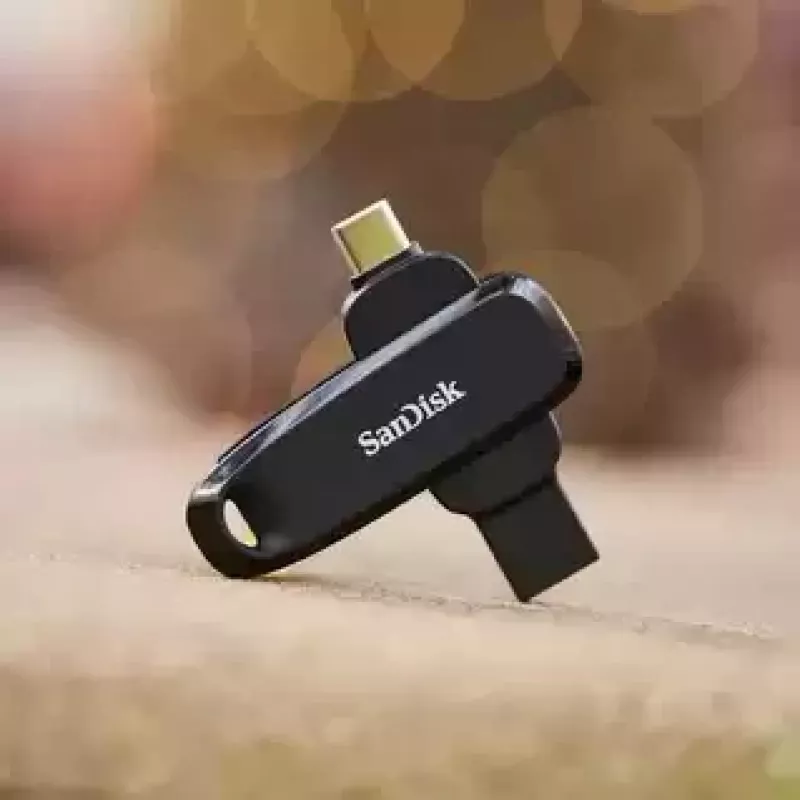 WESTERN DIGITAL SanDisk Phone Drive para Android – 64-GB-US – USB-C/A 3.2 Gen 1 – Preto