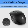 HP 430 Rato sem fios multidispositivo, ambidestro, ótico, RF Wireless + Bluetooth, 1200 DPI, Preto
