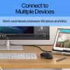 HP 430 Rato sem fios multidispositivo, ambidestro, ótico, RF Wireless + Bluetooth, 1200 DPI, Preto