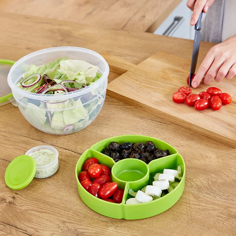 Caixa EMSA CLIP & GO Saladeira XL Redonda 2,6 L