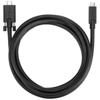 Targus ACC1122GLX Cabo USB USB 3.2 Gen 1 (3.1 Gen 1) 1,8 m USB-C Preto