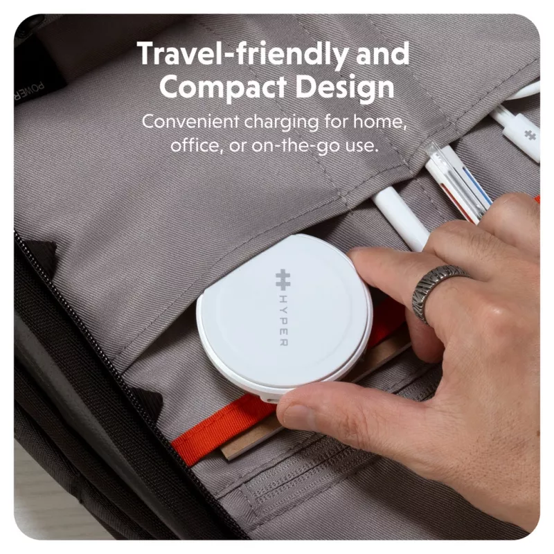 Targus HJ3310WHGL Carregador para dispositivos móveis Auscultadores, Smartphone, Smartwatch Branco USB Carregamento sem fios Carregamento rápido Interior