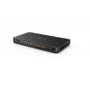 Yealink AVHub 1306011 hub de áudio/vídeo, ligação de altifalantes 6,3 mm / RCA, entrada e saída de linha 6,3 mm, preto