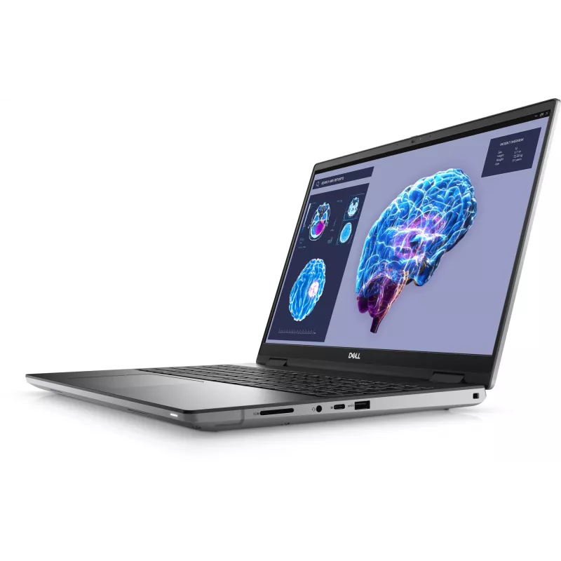 DELL Precision 7680 Intel® Core™ i7 i7-13850HX Estação de trabalho móvel 40,6 cm (16 polegadas) Full HD+ 32 GB DDR5-SDRAM 1 TB SSD NVIDIA RTX 3500 Ada Wi-Fi 6E (802.11ax) Windows 11 Pro Cinzento