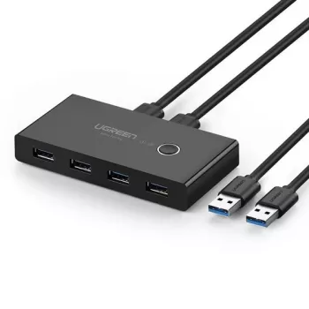 Ugreen 30768 Hub de interfaces USB 3.2 Gen 1 (3.1 Gen 1) Type-A 5000 Mbit/s preto