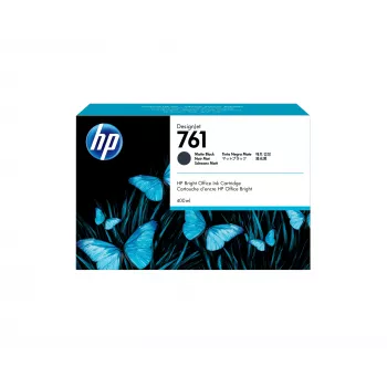 Tinteiro HP 761 400 ml Preto Mate para DesignJet