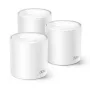 Sistema Mesh Wi-Fi 6 TP-Link AX1500 Whole Home, pack de 3, Branco, Interno, Sistema Mesh, Alimentação, Banda dupla (2,4 GHz / 5 GHz), Wi-Fi 6 (802.11ax)