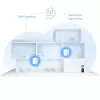 Sistema Mesh Wi-Fi 6 TP-Link AX1500 Whole Home, pack de 3, Branco, Interno, Sistema Mesh, Alimentação, Banda dupla (2,4 GHz / 5 GHz), Wi-Fi 6 (802.11ax)