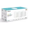 Sistema Mesh Wi-Fi 6 TP-Link AX1500 Whole Home, pack de 3, Branco, Interno, Sistema Mesh, Alimentação, Banda dupla (2,4 GHz / 5 GHz), Wi-Fi 6 (802.11ax)