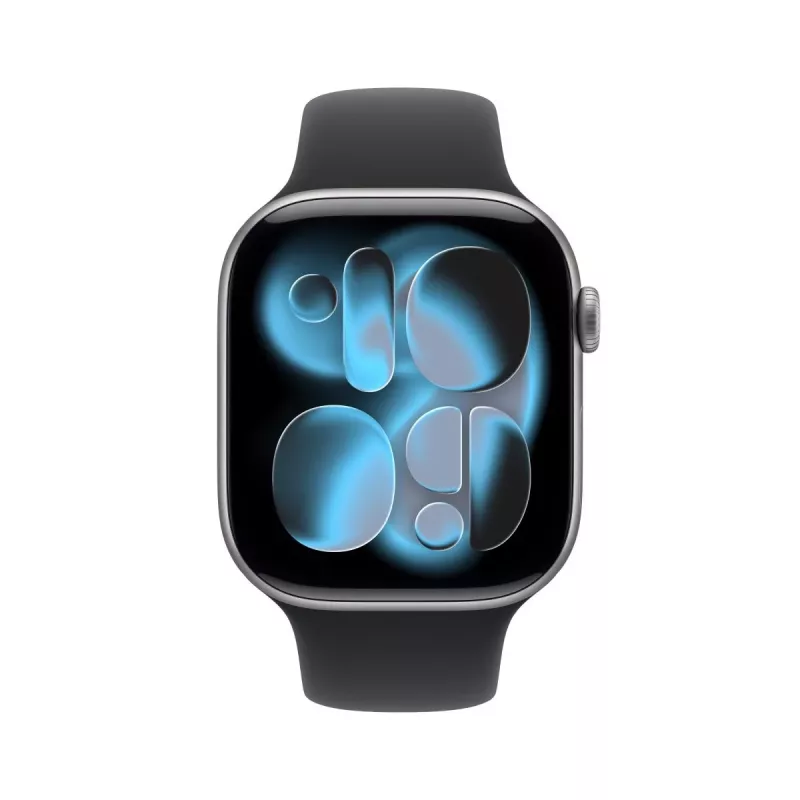 APPLE Watch Series 11 GPS + Cellular 46mm Caixa de alumínio Cinzento sideral com bracelete desportiva preta S/M
