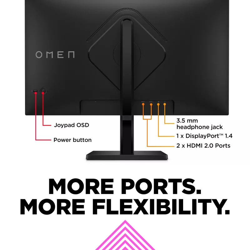 Monitor de gaming OMEN by HP 27 polegadas FHD 165Hz - OMEN 27