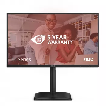 Monitor de computador AOC E4 24E4CV 60,5 cm (23,8 polegadas) 1920 x 1080 píxeis Full HD LED Preto