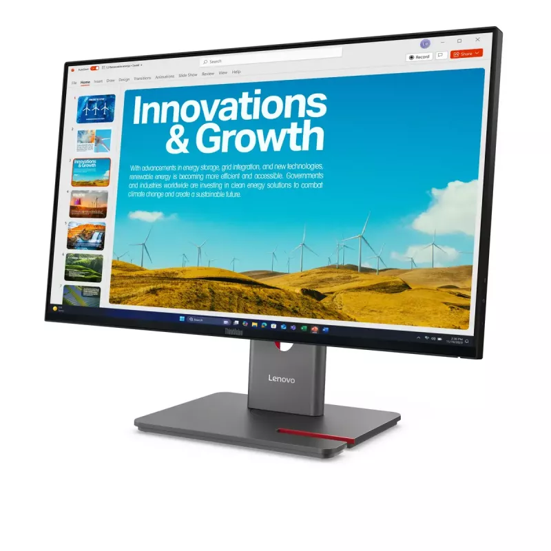 Monitor Lenovo ThinkVision P24QD-40 23,8 polegadas Quad HD LCD 2560 x 1440