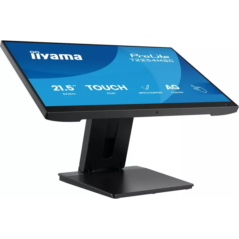 Monitor de computador iiyama T2254MSC-B2AG 54,6 cm (21,5 polegadas) 1920 x 1080 píxeis Full HD LED Touchscreen Preto