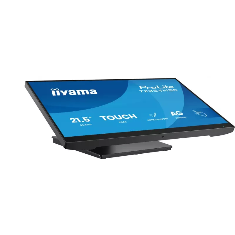 Monitor de computador iiyama T2254MSC-B2AG 54,6 cm (21,5 polegadas) 1920 x 1080 píxeis Full HD LED Touchscreen Preto