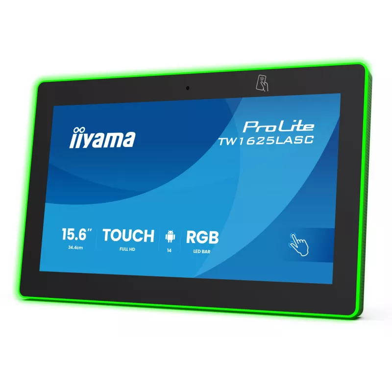 Monitor iiyama TW1625LASC-B3PNR 15.6 polegadas Touchscreen LED 1920x1080