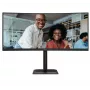 Monitor de computador AOC CU34E4C 86,4 cm (34 polegadas) 3440 x 1440 píxeis Preto