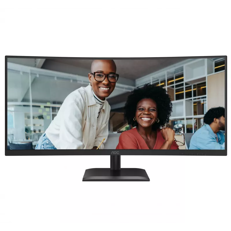 Monitor de computador AOC CU34E4C 86,4 cm (34 polegadas) 3440 x 1440 píxeis Preto