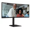 Monitor de computador AOC CU34E4C 86,4 cm (34 polegadas) 3440 x 1440 píxeis Preto
