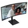 Monitor de computador AOC CU34E4C 86,4 cm (34 polegadas) 3440 x 1440 píxeis Preto