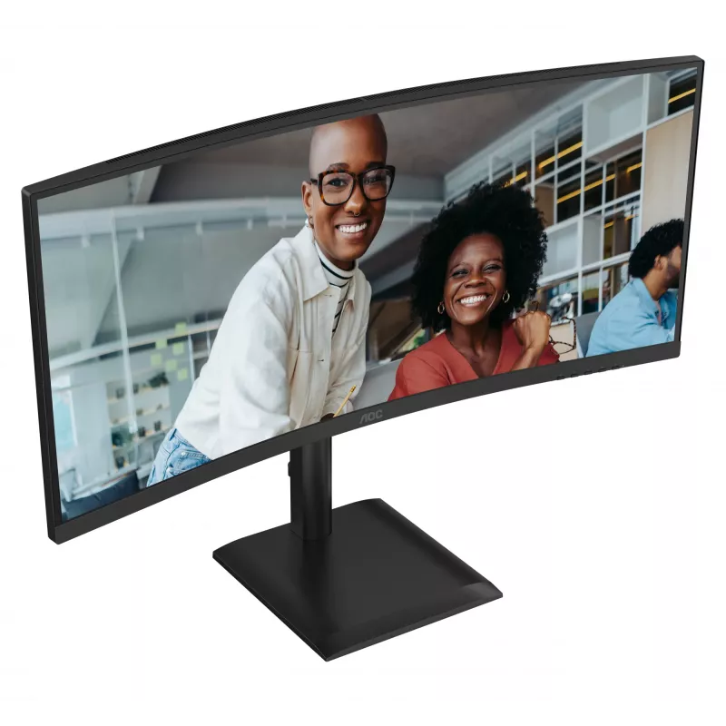 Monitor de computador AOC CU34E4C 86,4 cm (34 polegadas) 3440 x 1440 píxeis Preto