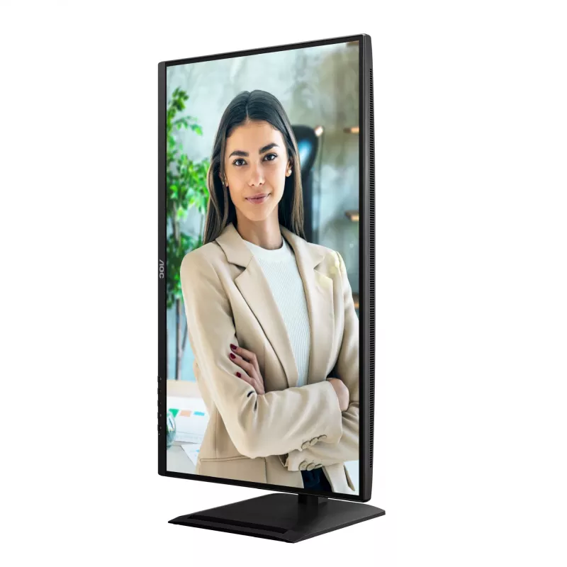 Monitor de computador AOC Q27P4U 68,6 cm (27 polegadas) 2560 x 1440 píxeis Wide Quad HD Preto