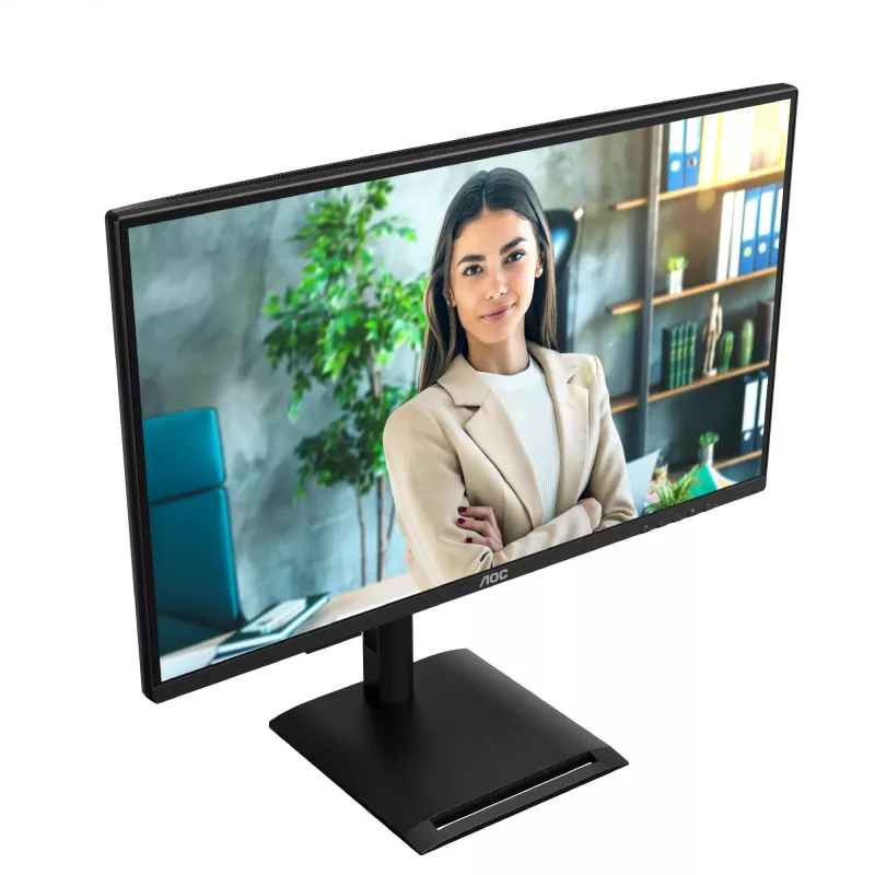 Monitor de computador AOC Q27P4U 68,6 cm (27 polegadas) 2560 x 1440 píxeis Wide Quad HD Preto