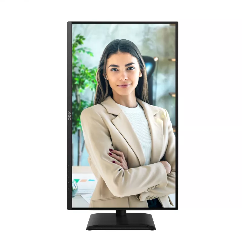 Monitor de computador AOC Q27P4U 68,6 cm (27 polegadas) 2560 x 1440 píxeis Wide Quad HD Preto