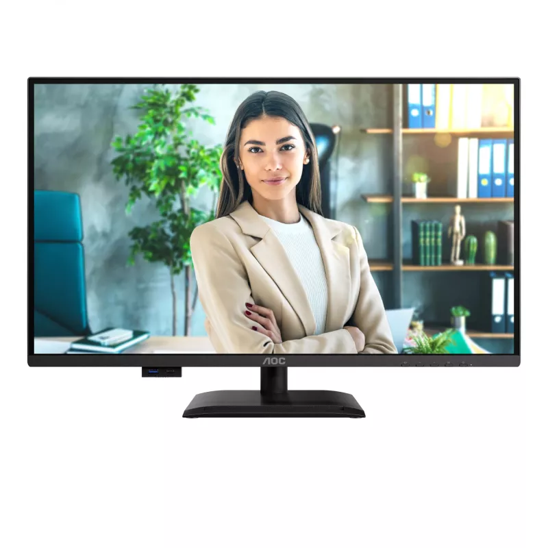 Monitor de computador AOC Q27P4U 68,6 cm (27 polegadas) 2560 x 1440 píxeis Wide Quad HD Preto