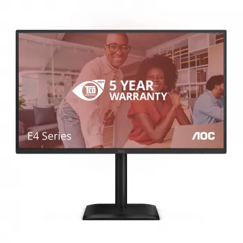 Monitor de computador AOC E4 Q27E4CV 68,6 cm (27 polegadas) 2560 x 1440 píxeis Quad HD LED Preto