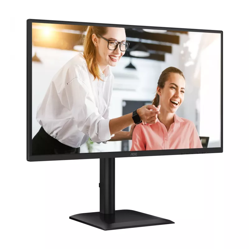 Monitor de computador AOC E4 Q27E4CV 68,6 cm (27 polegadas) 2560 x 1440 píxeis Quad HD LED Preto
