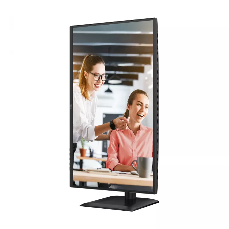 Monitor de computador AOC E4 Q27E4CV 68,6 cm (27 polegadas) 2560 x 1440 píxeis Quad HD LED Preto