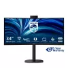 Monitor de computador Philips 3000 series 34B2U3600CH/00 86,4 cm (34 polegadas) 3440 x 1440 píxeis Wide Quad HD LCD Preto