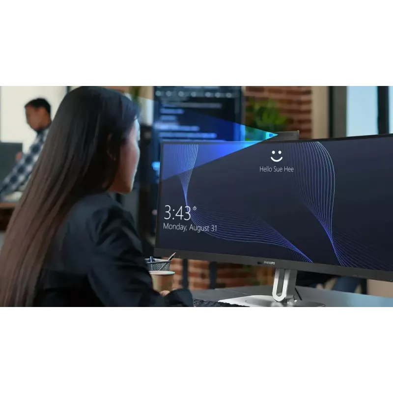 Monitor de computador Philips 3000 series 34B2U3600CH/00 86,4 cm (34 polegadas) 3440 x 1440 píxeis Wide Quad HD LCD Preto