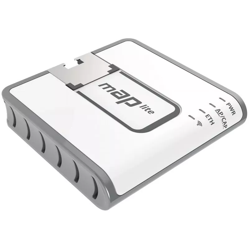MIKROTIK Map Lite com CPU 650 MHz, 64 MB RAM, 1x LAN, Dual integrado